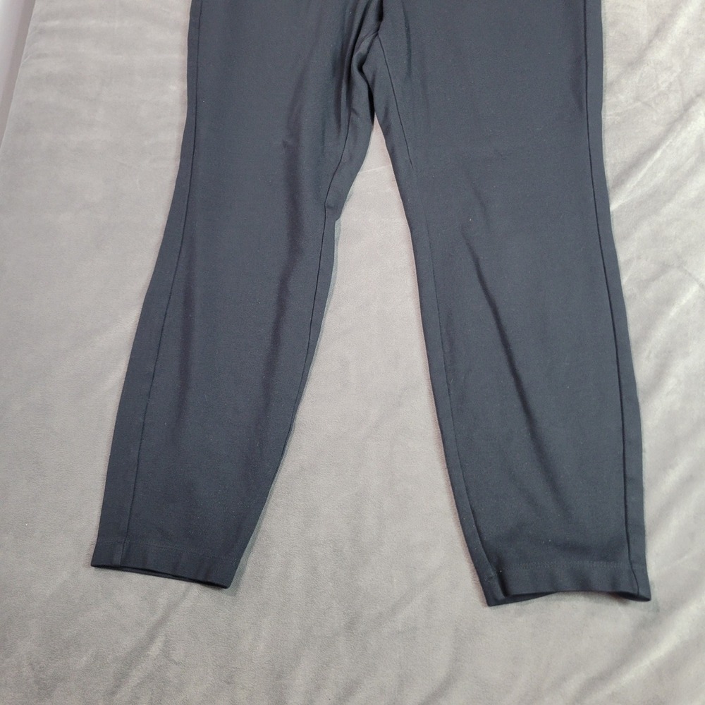 Soma Womens Black Pull On Leggings Slim Tapered Stretch Pants Size L 26 Inseam